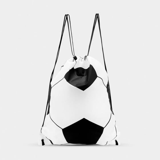 Morral-futbol-con-diseño-de-balon-futbol-personalizado-en-serigrafía