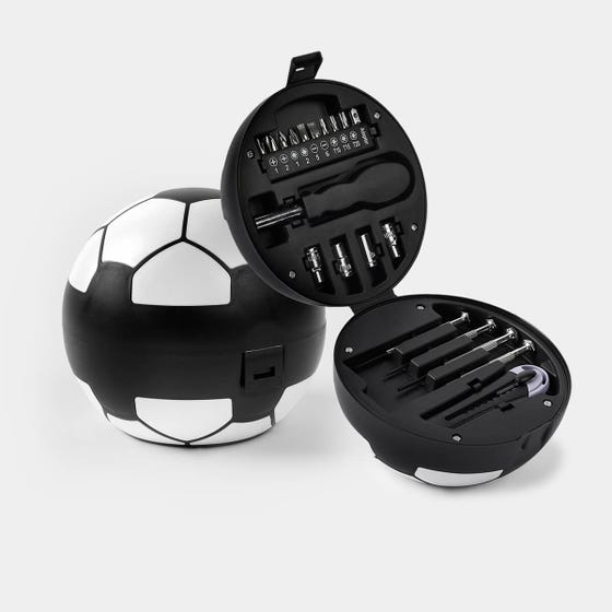 Set de Herramientas Soccer balón de futbol personalizado con logo ideal para promociones de marca