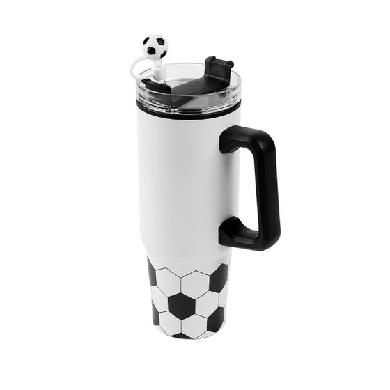 Termo Soccer 850 ml tipo stanley personalizado Mundial 2026