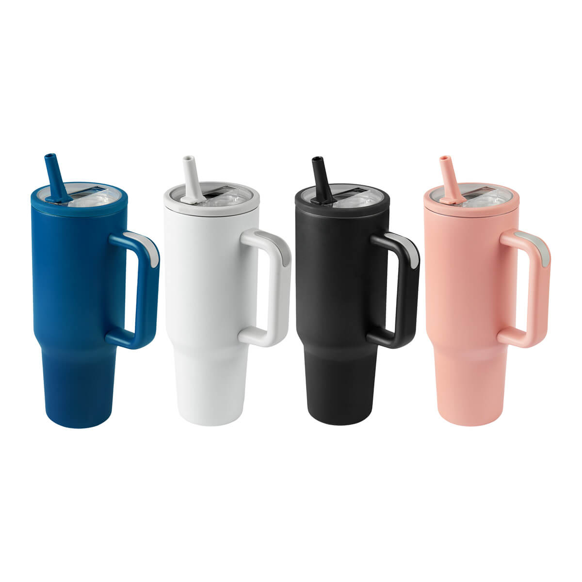 Termo Drima 1,200 ml con popote y personalizado con tu logo tipo Stanley regalos corporativos