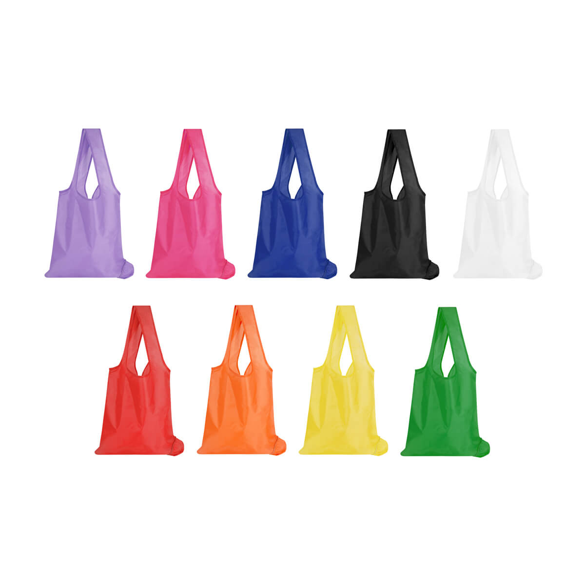 Bolsa Cori plegable de poliester personalizada con logo en serigrafia